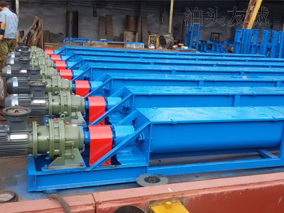 泥漿不落地專用螺旋輸送機(jī)